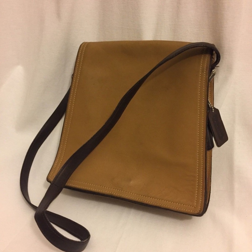 Coach Handbag Vintage Monterey Flap Leather